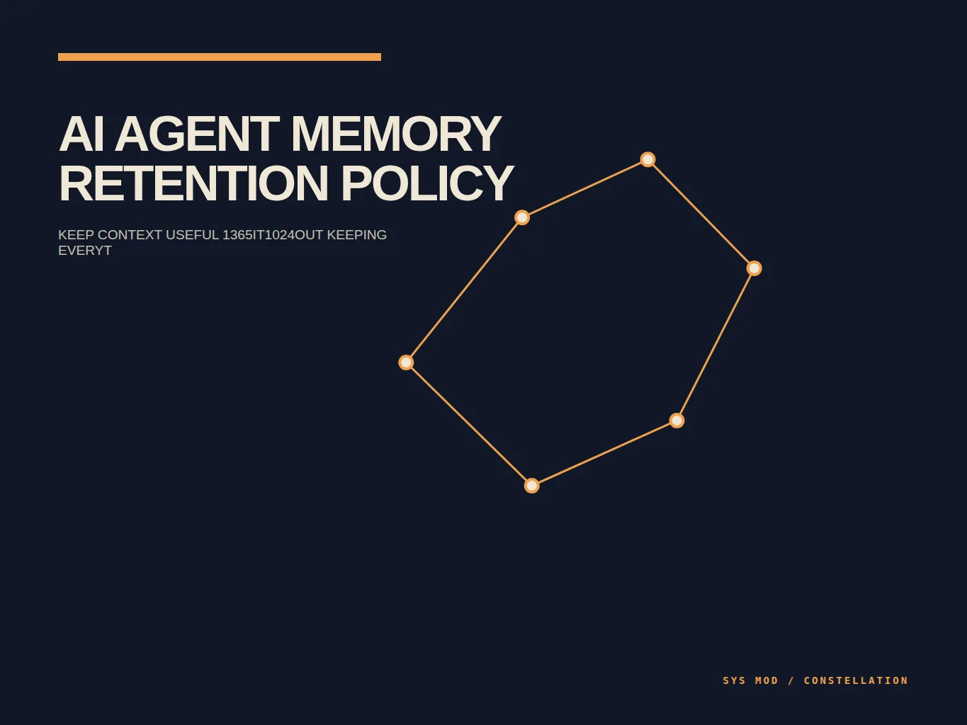 Star-chart composition separating durable agent memory from temporary context and retention boundaries