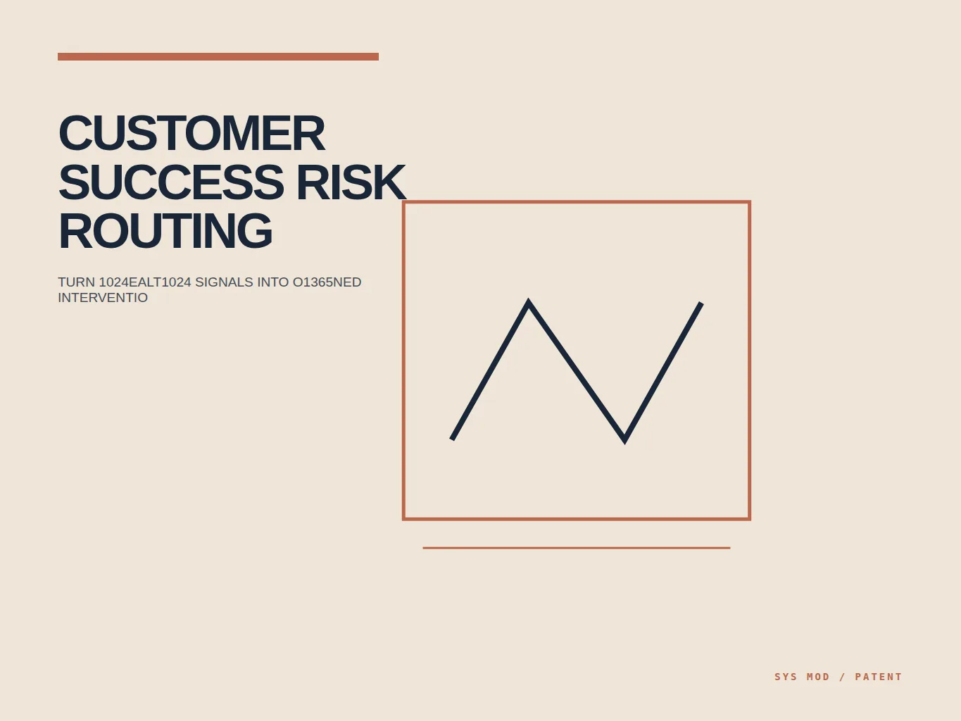 Mosaic geometric portrait showing customer health signals, risk reasons, intervention ownership, account impact, and recovery evidence