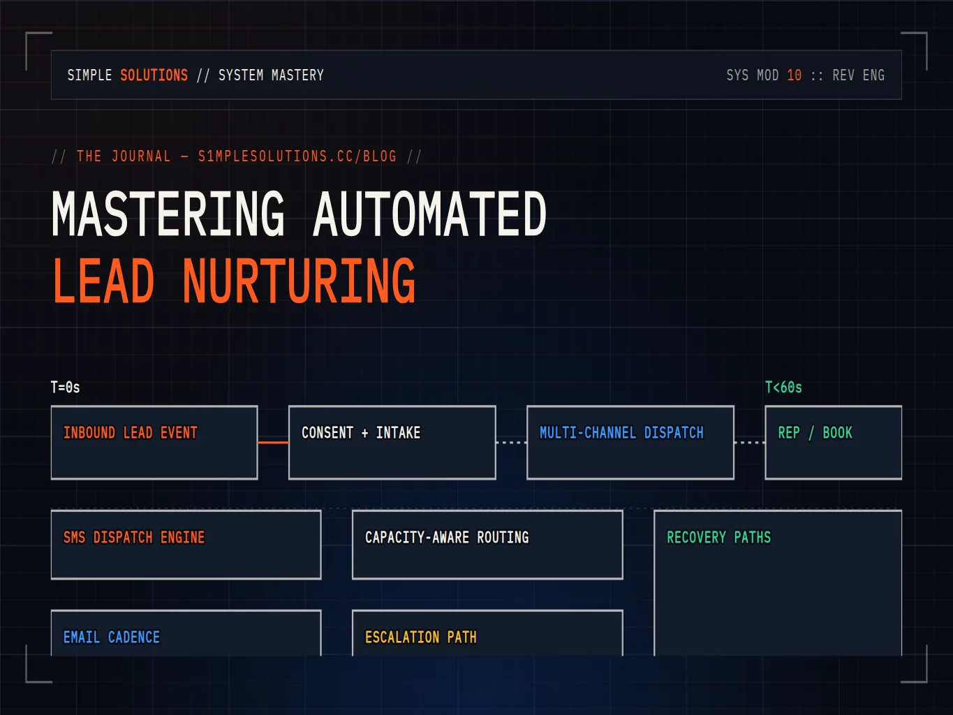 Lead nurture sequences timed to intent, channel eligibility, and pipeline stage