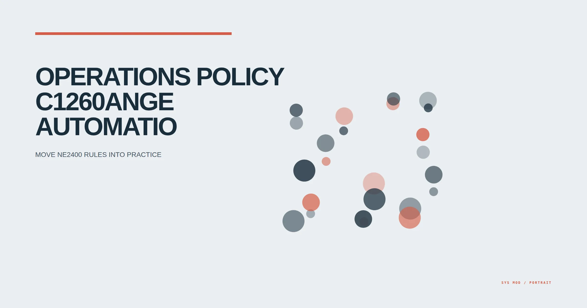 Editorial data portrait showing policy versions, affected workflows, acknowledgements, and exception ownership