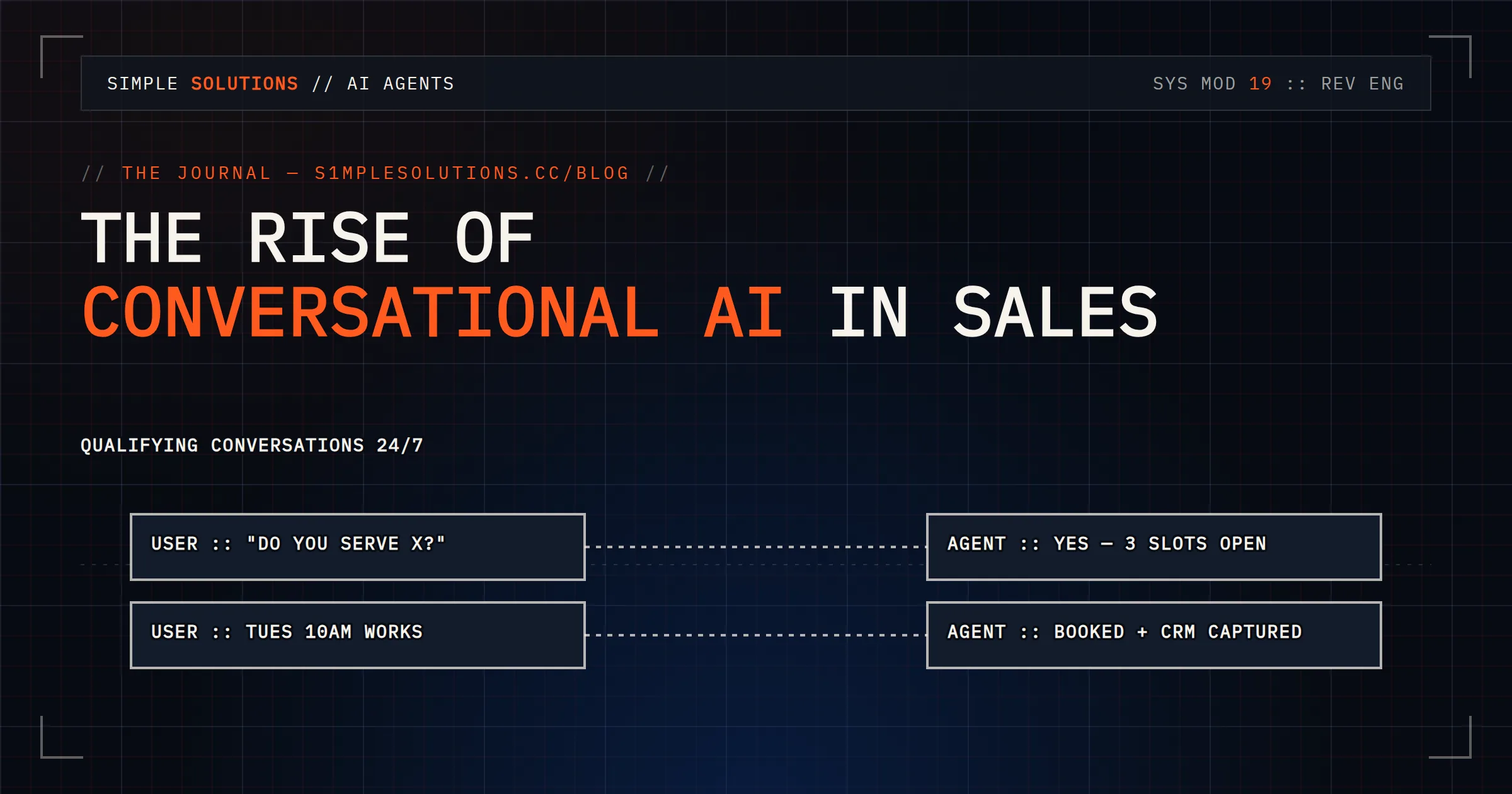 Conversational AI conducting inbound and outbound dialogues inside the CRM record